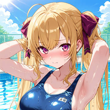 鷹宮リオン / スク水