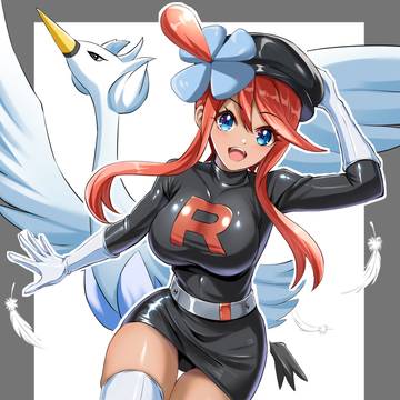 26年6月 Fanbox3 フウロ×ロケット団したっぱ(ポケモン
