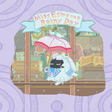 【ゼンゼロ PC壁紙】 雨の日のミス・エスメ