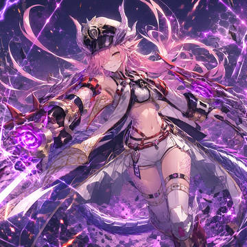片目を隠して、戦う白龍