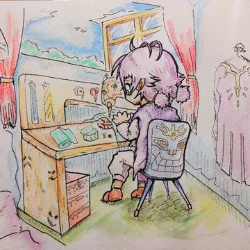 チャコの作業風景(仮)