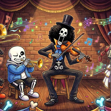 Jazz of UNDERTALE × ONE PIECE