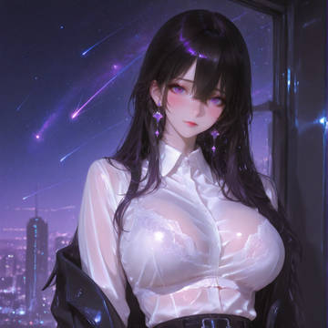 流星划过，心中的她会出现吗