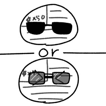 どっちがいいですか？　アンケートも答えてね〜