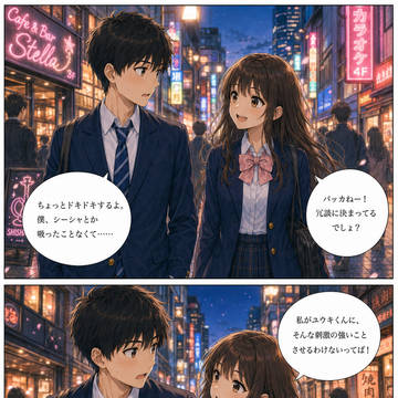 【漫画風】1章　春の予感④　寄り道ペットショップ