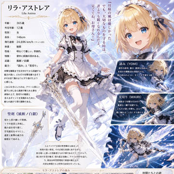 リラ・アストレア キャラクターシート