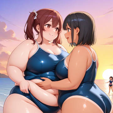 ぽっちゃりちゃんたちの百合ごと 804夜目