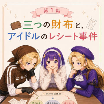 第１話　三つの財布とアイドルのレシート事件