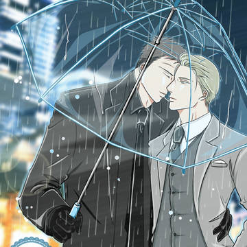 雨音に隠れて二人(?)密やかな囀りを