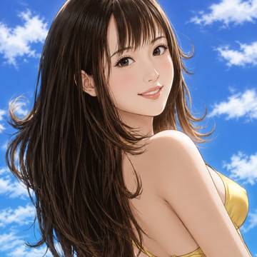 オリジナルイラスト 夏の少女