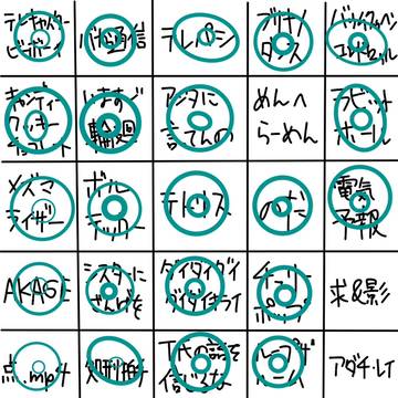 でんき。ちゃんのボカロビンゴ