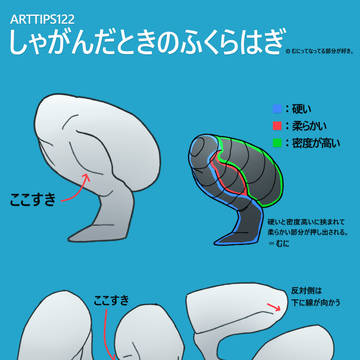 ARTTIPS122_しゃがんだときのふくらはぎ