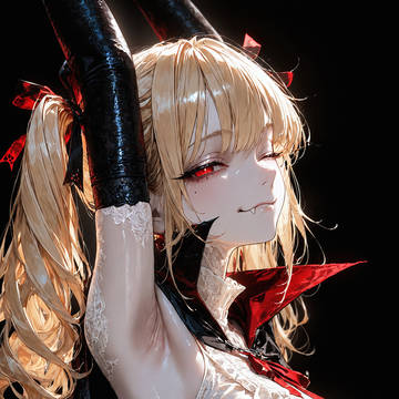 紅い牙と黒艶のゴシック