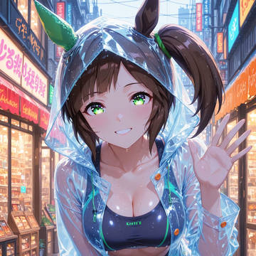 【ウマ娘】 透明レインコート アイネスフウジンほか