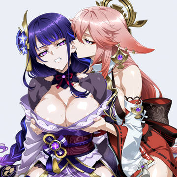 八重神子と雷電将軍
