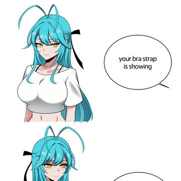 Bra Strap is showing