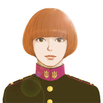 【秋丸伍長】クラリネット担当(髪あるVer.)