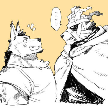 獣人♂×獣人♂のスケッチとかまとめ