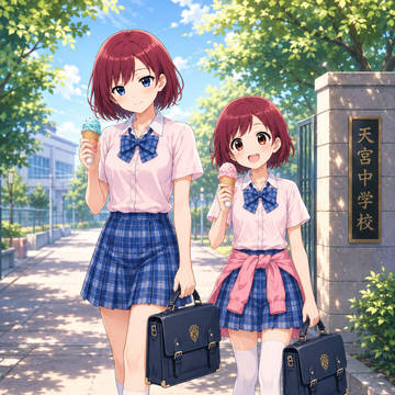 由梨ちゃんと愛里ちゃん