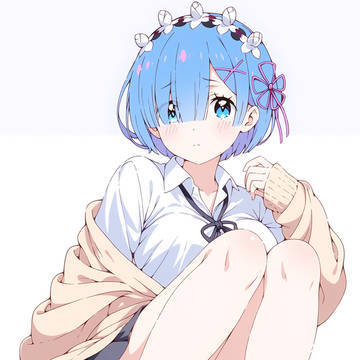 レムちゃん風☆制服J K足裏