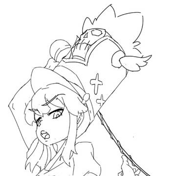 今日もツンデレな蛇崩乃音を描きました！