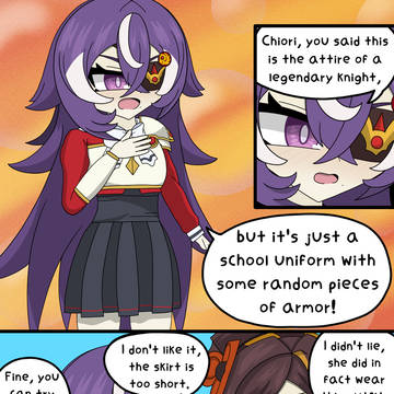 Discomfort with the uniform