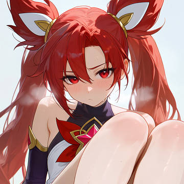 汗ばんだ足裏を見せてくれるスターガーディアンジンクス3