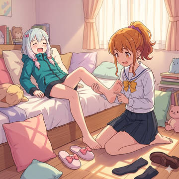 Sagiri and Megumi