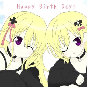 エルちゃんナツメちゃんbirthday！