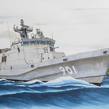 海上自衛隊 哨戒艦さくら JS SAKURA OPV901