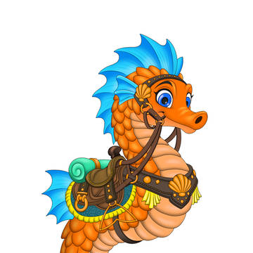 Fantasy Seahorse HD model