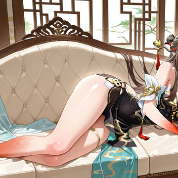 灵砂 側臥美人