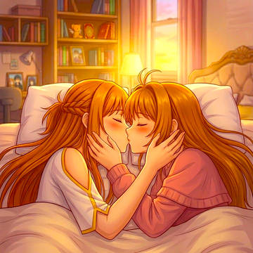 Asuna kiss Sakura 3