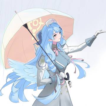 ミネと雨の日