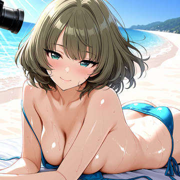 高垣楓のまだ健全な水着撮影