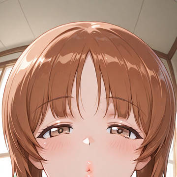 西住みほ　キス顔