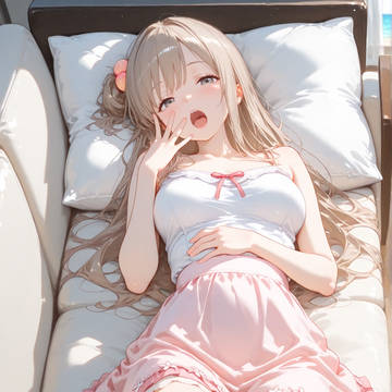 もう朝？…まだ眠たいなぁ、起こして〜🥱