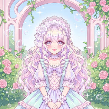 薔薇苑の白絹姫