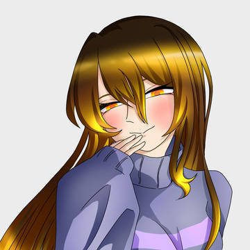 何かを企むフリスク