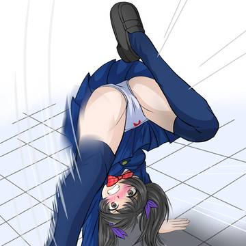 【skeb】蹴り落し二見さん