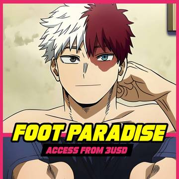 Adult Todoroki barefoot