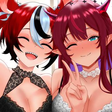 Hakos Baelz and Irys Selfie