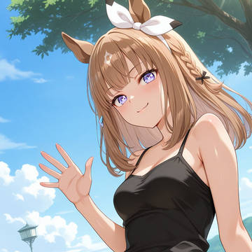 ダメージジーンズアーモンドアイ