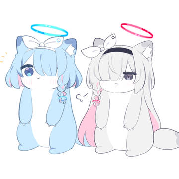 アロナイタチ🩵プラナイタチ🩶