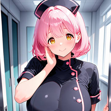 ピンクボブたれ目お姉さん25