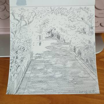 最近のアナログ絵