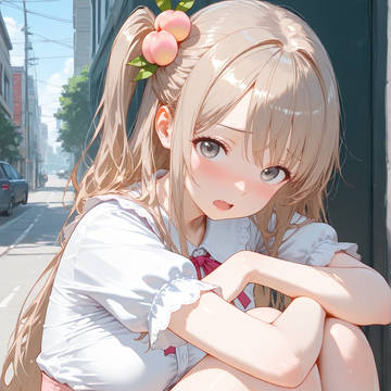暑くて溶けちゃいそうだよ〜☀️😖☀️