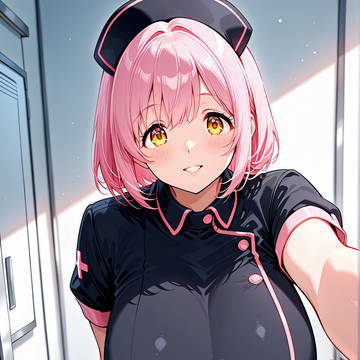 ピンクボブたれ目お姉さん26