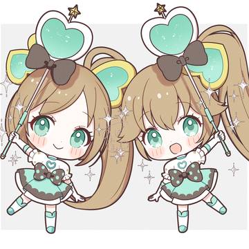 チョコミントカラーのリリカルルカ