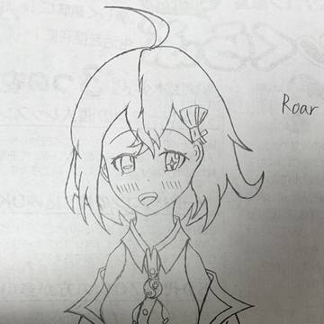 ロアちゃんがエルくんと会った時の顔。